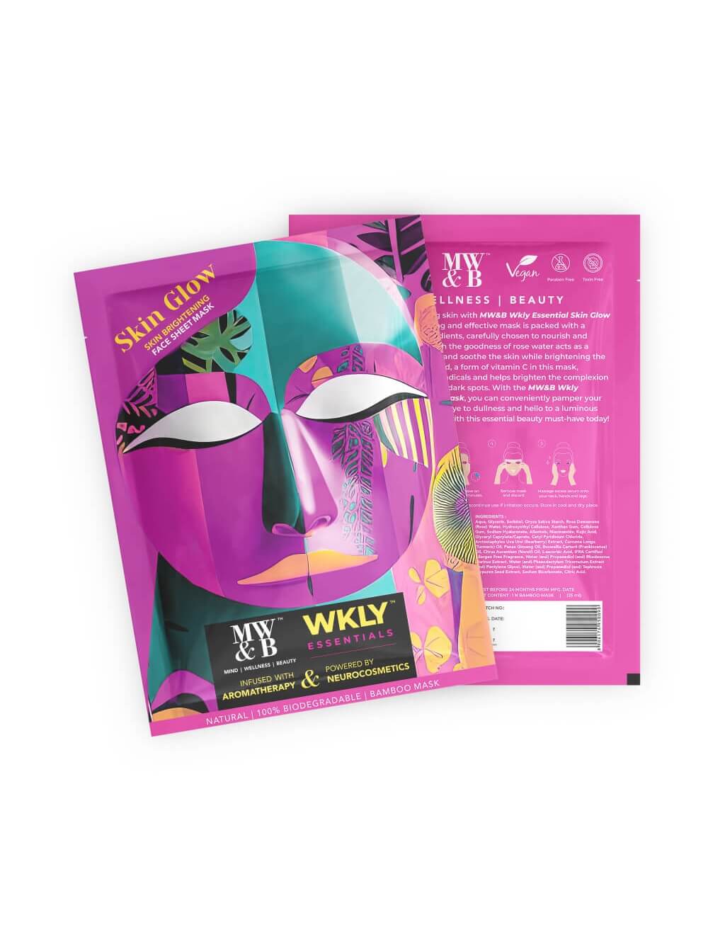 Skin Glow Face Sheet Mask By MW&B | WKLY Essentials